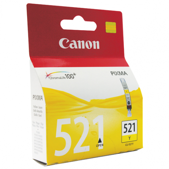 Canon CLI-521Y Yellow Ink Cartridge (2936B001) 